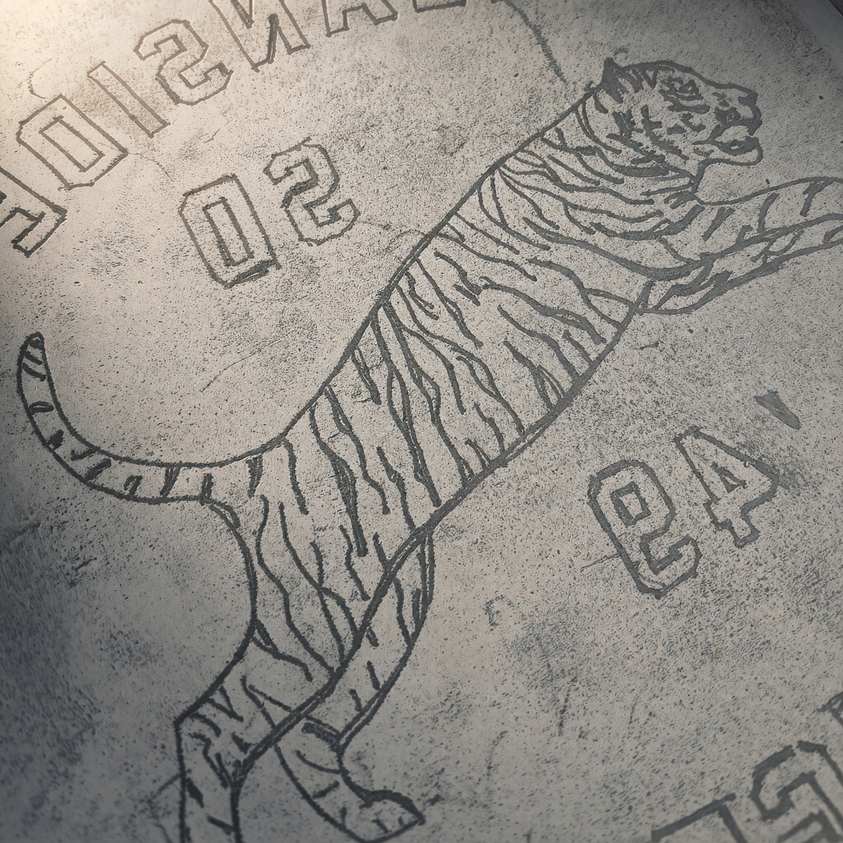 the "oceanside tiger tee" Tee no. 1926