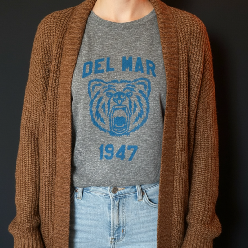 the "del mar bear" tee Tee Number 1926